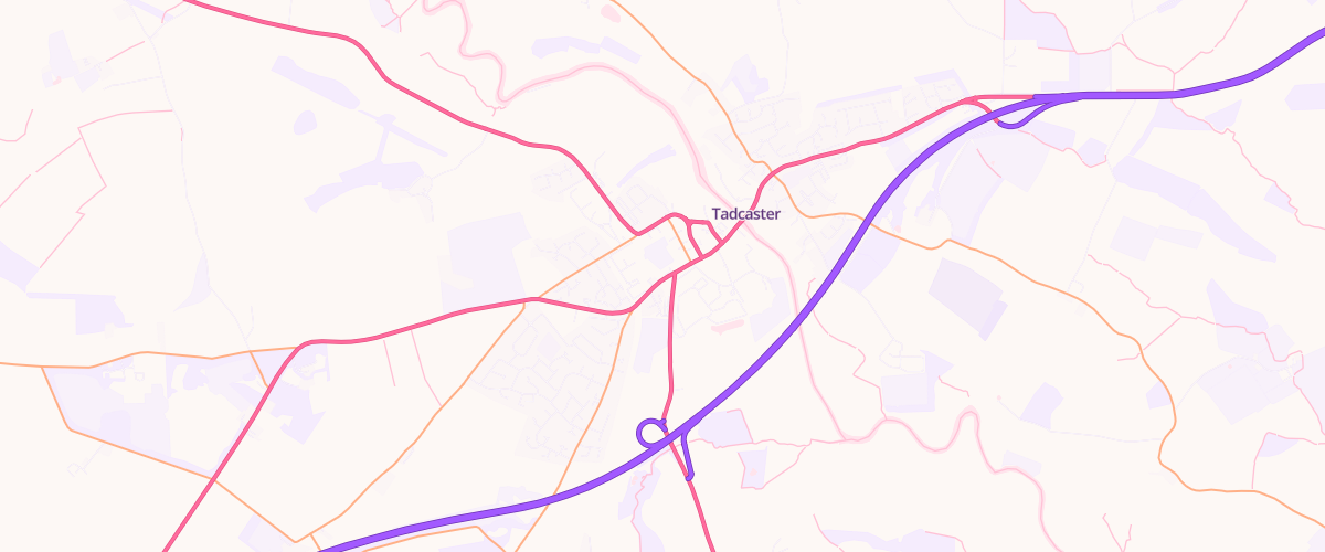 Map showing the location of Rontec Leeds Road