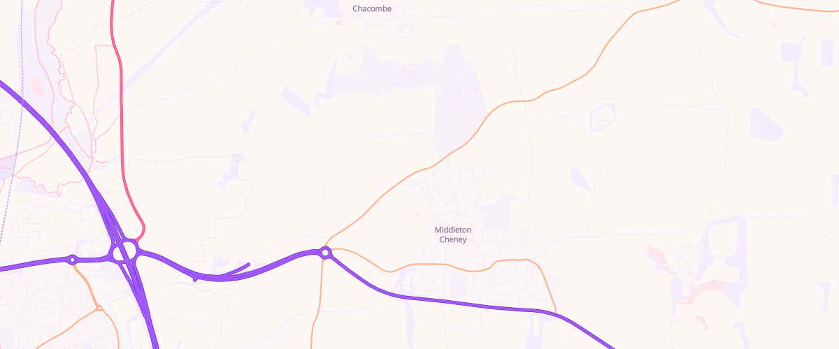 Map showing the location of Gibbs Garages
