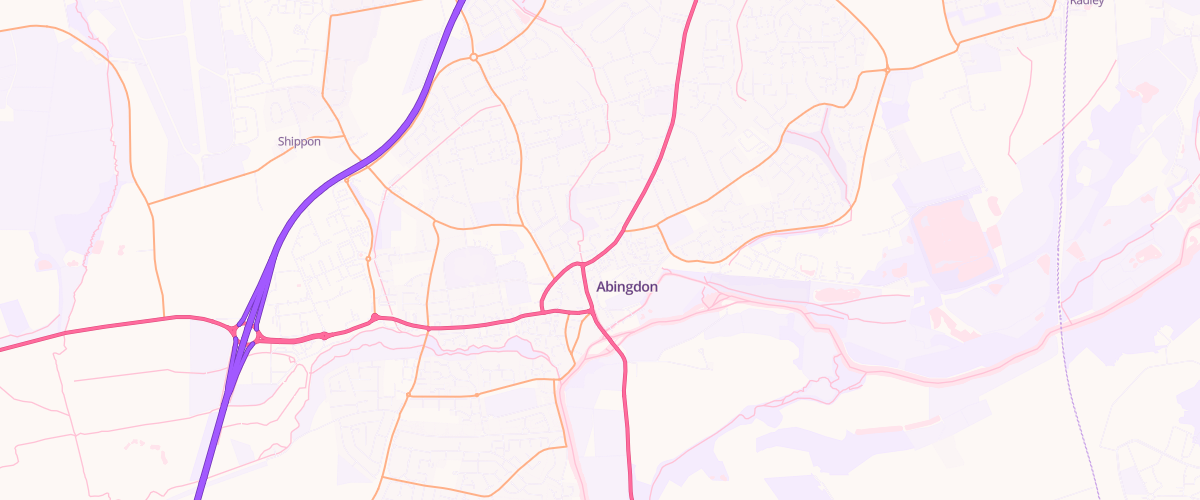 Map showing the location of Vineyard