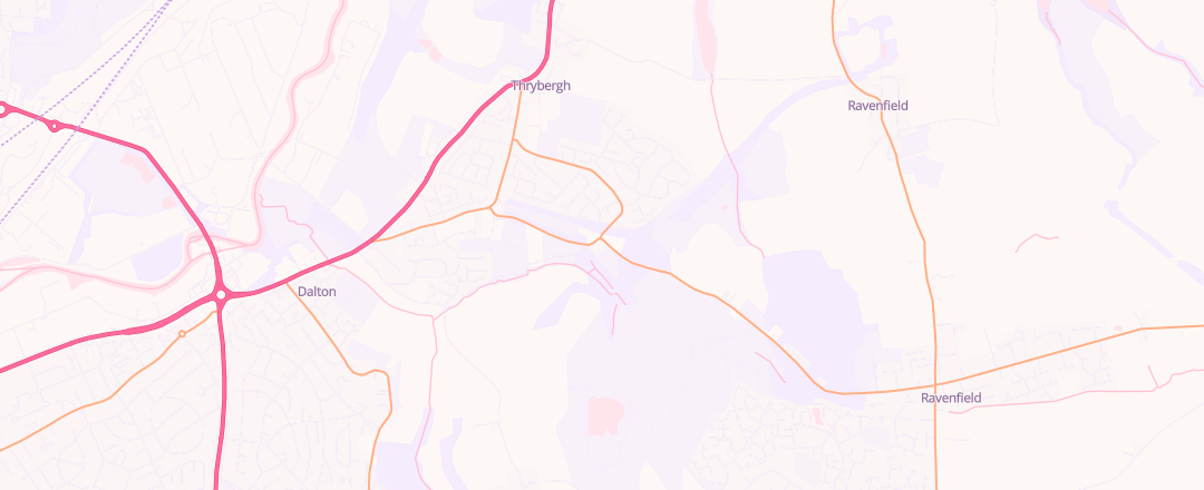 Map showing Silverwood Test Centre, Rotherham