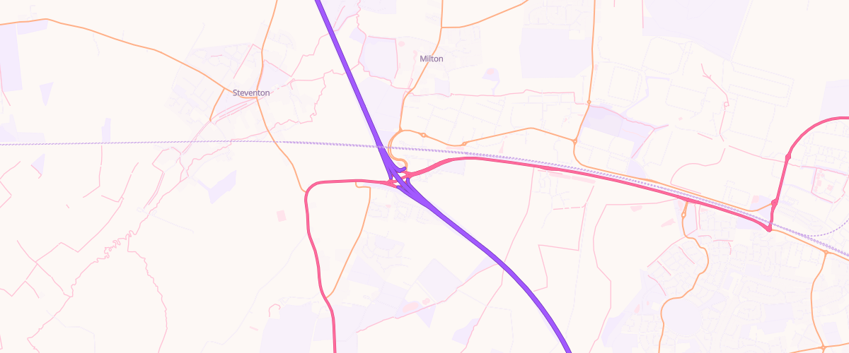 Map showing the location of Milton Heights Sf Connect