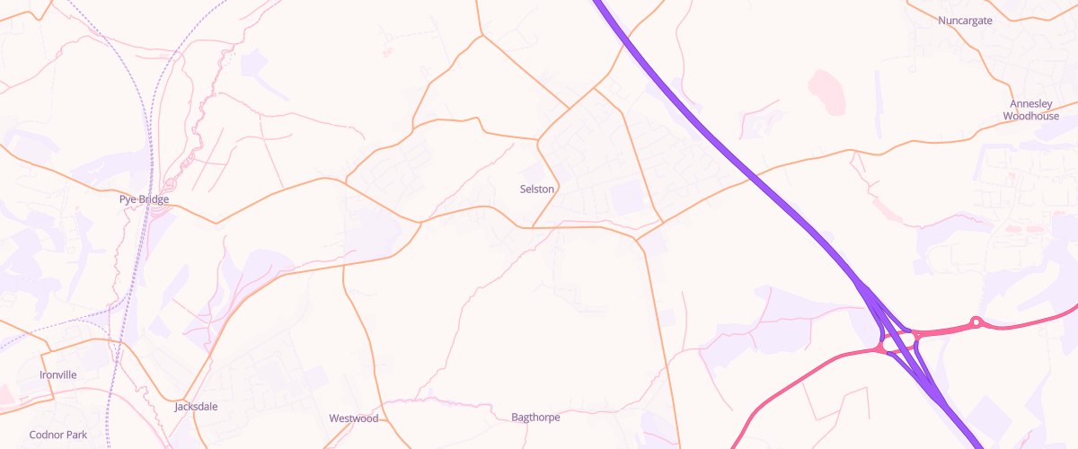 Map showing the location of Selston Service Uk Ltd