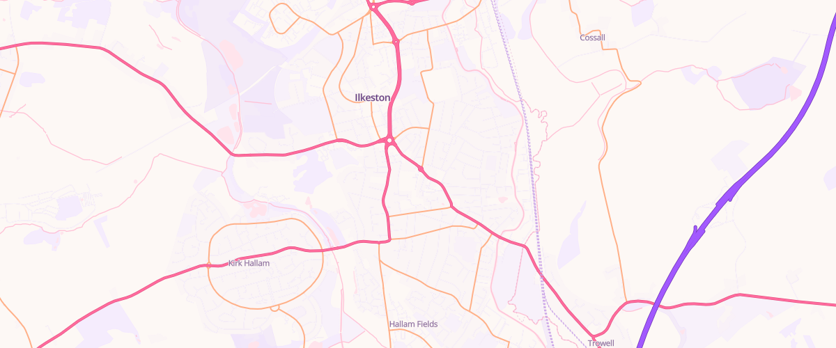 Map showing the location of Mfg Morrisons Ilkeston