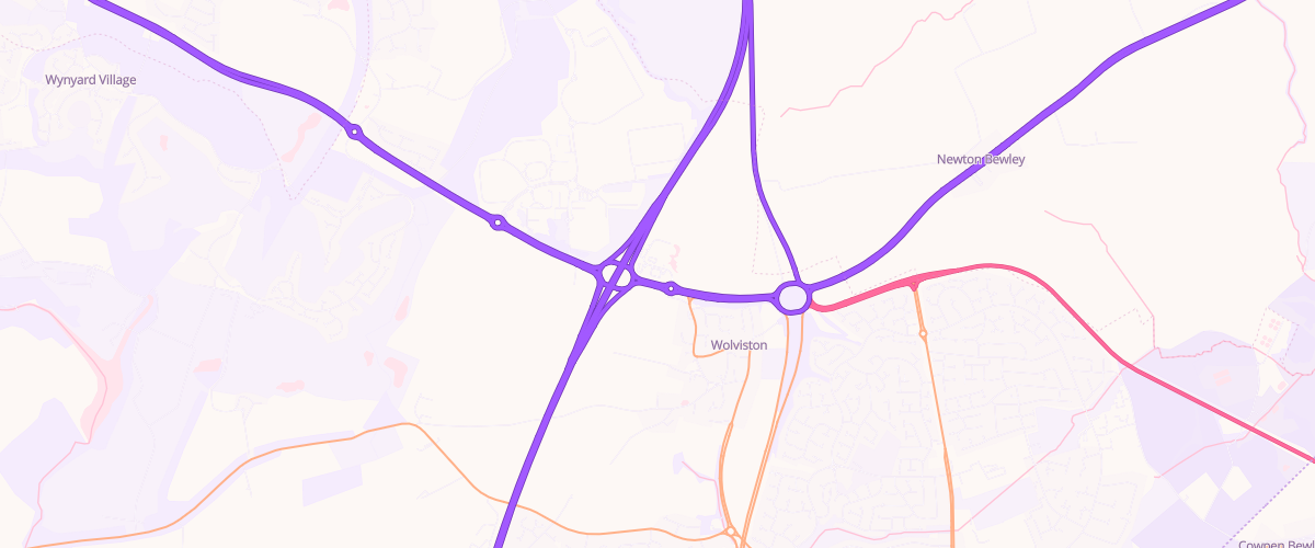 Map showing the location of Mfg Wynyard