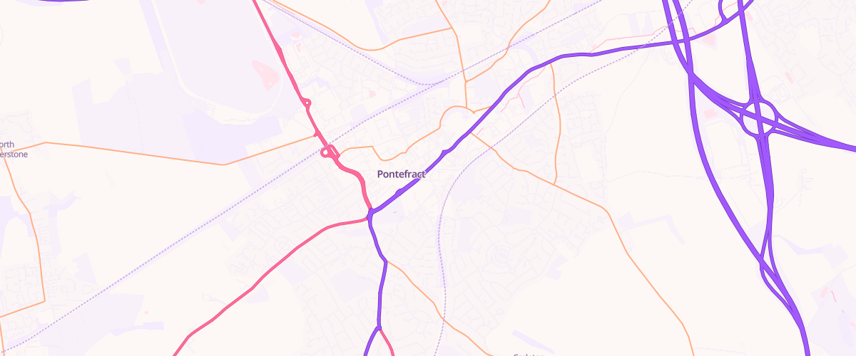 Map showing the location of Stringers Service Station Murco