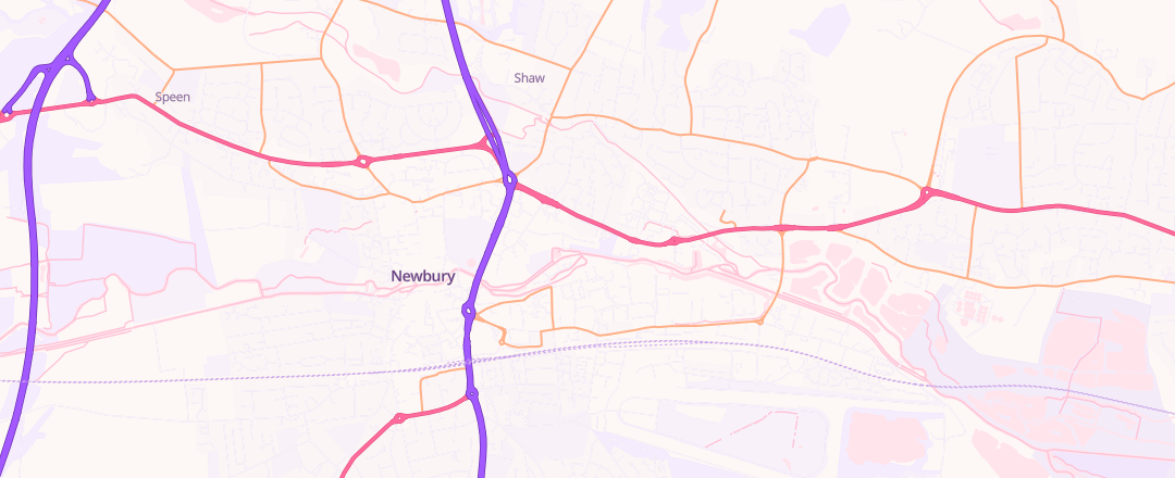 Map showing Motech Autocentres Ltd, Newbury