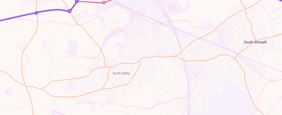 Map showing Springhouse Mots, Pontefract