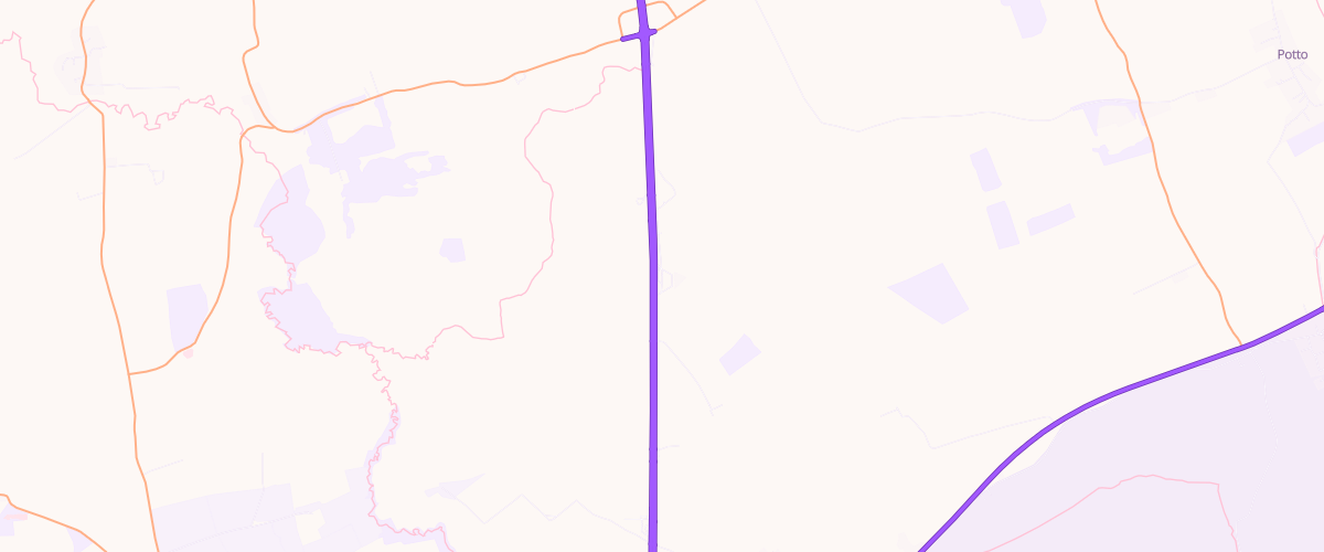 Map showing the location of Exelby Services A19 South