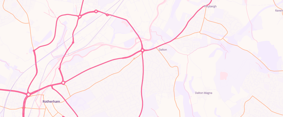 Map showing the location of Pgg Herringthorpe