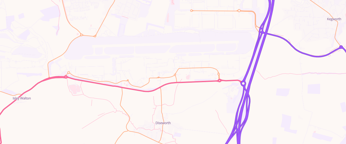 Map showing the location of Bp Harvest Energy Airport