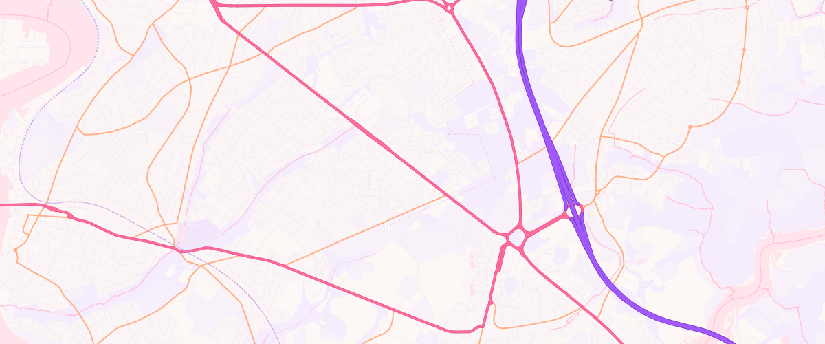 Map showing the location of Bp Sholing Service Station