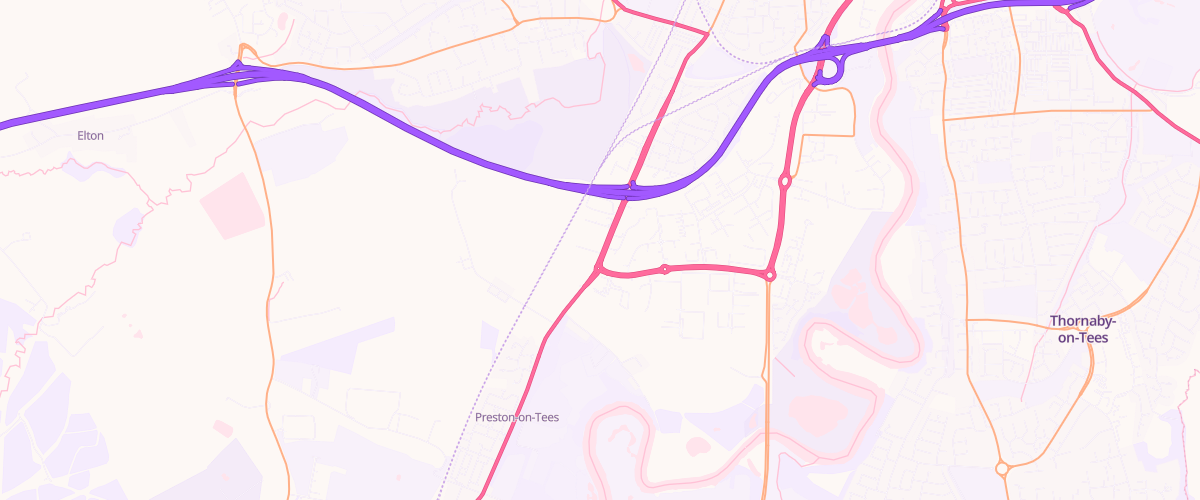 Map showing the location of Mfg Teesside