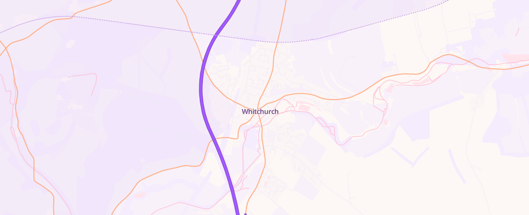 Map showing Clacys Garage Limited, Whitchurch