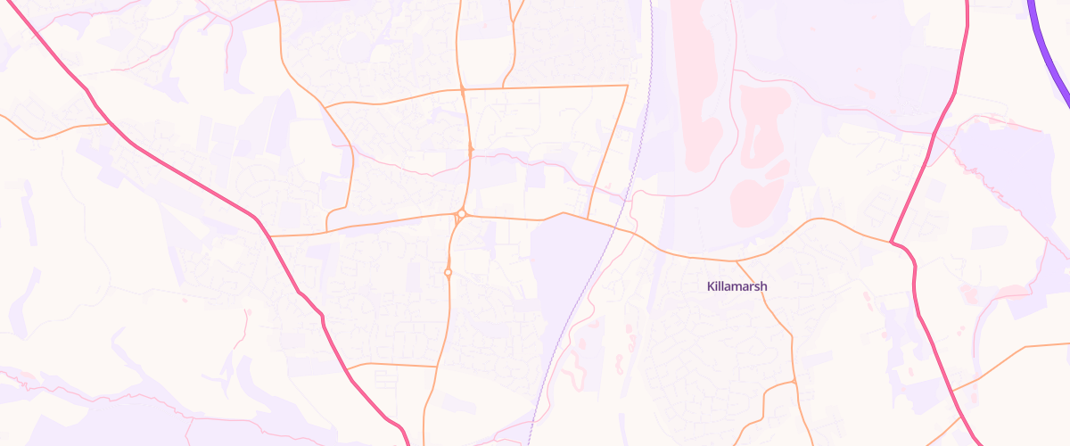 Map showing the location of Halfway Garage Bp