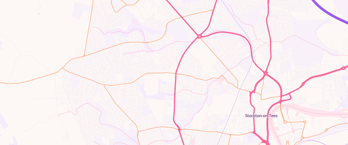 Map showing the location of Sainsburys Whitehouse Farm Automat