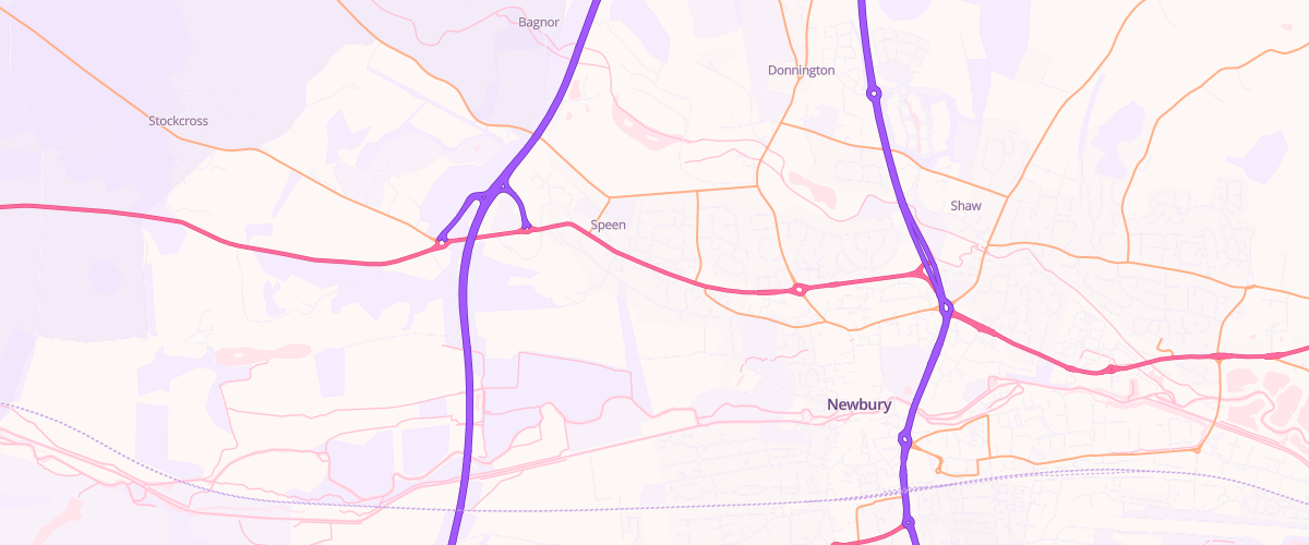 Map showing the location of Shell Newbury