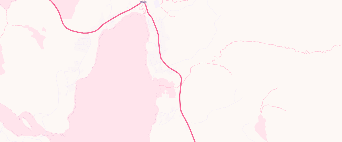 Map showing the location of Brae Garage Shetland Ltd