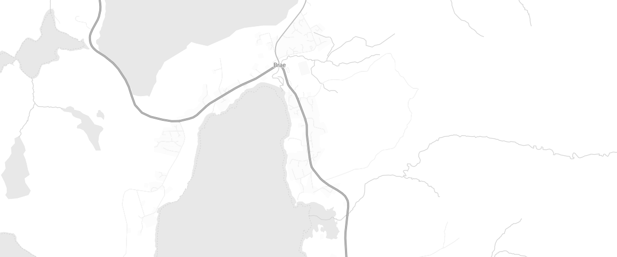 Map showing the location of Brae Garage Shetland Ltd