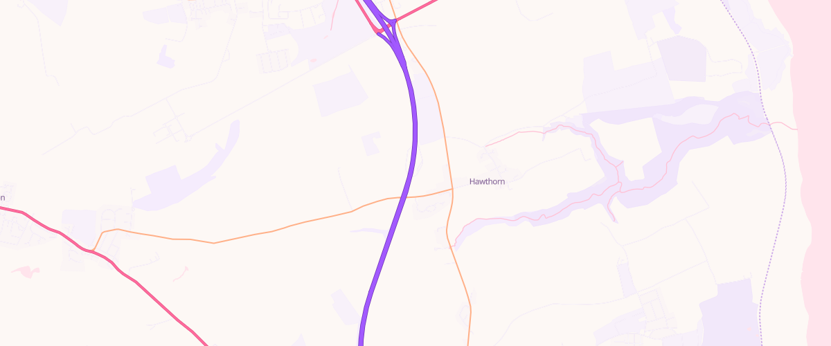 Map showing the location of Shell Easington East