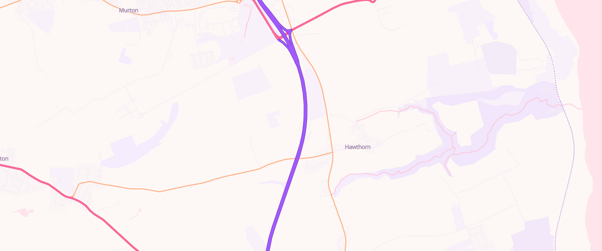 Map showing the location of Shell Easington West