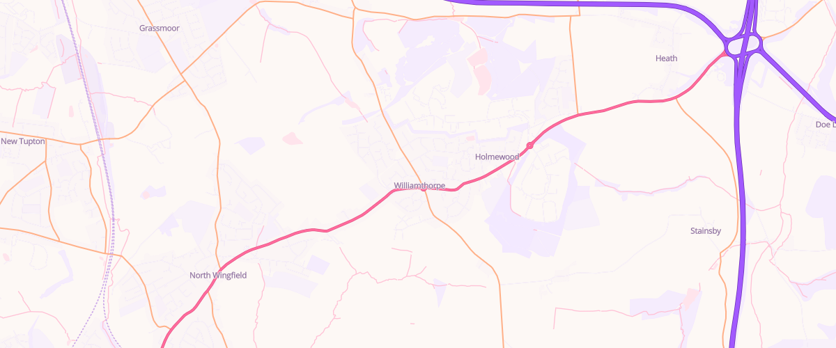 Map showing the location of Br Holmewood