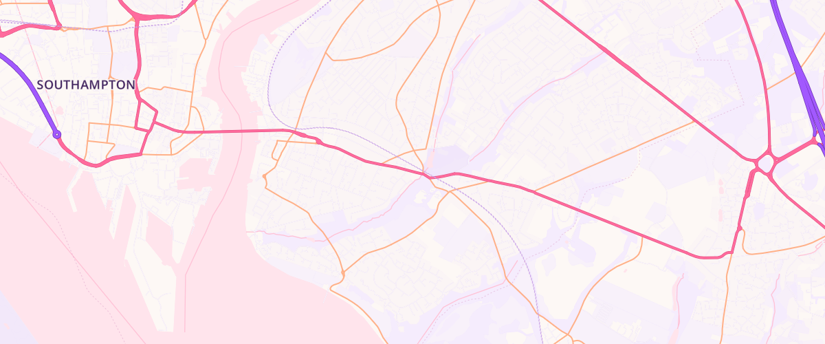 Map showing the location of Mfg Woolston
