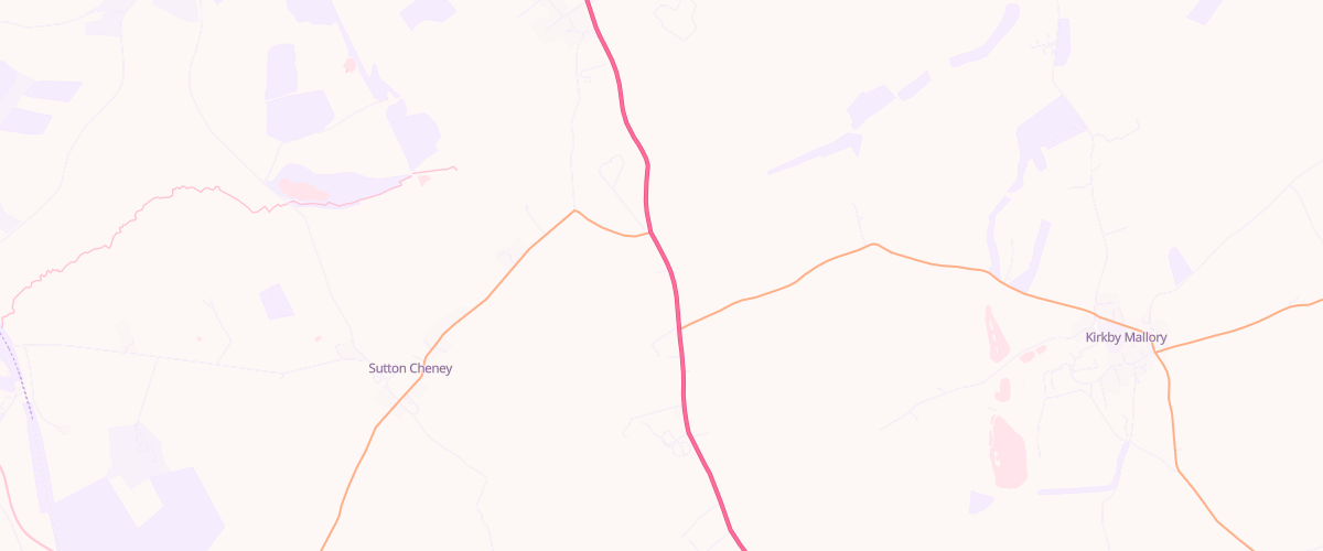 Map showing the location of East Wood Service Station