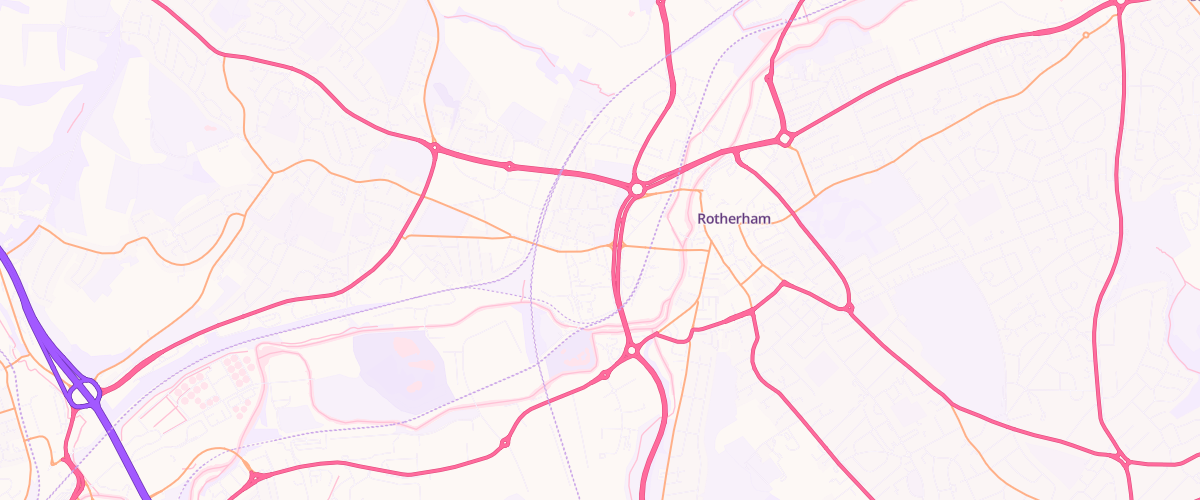 Map showing the location of Mfg Masbrough