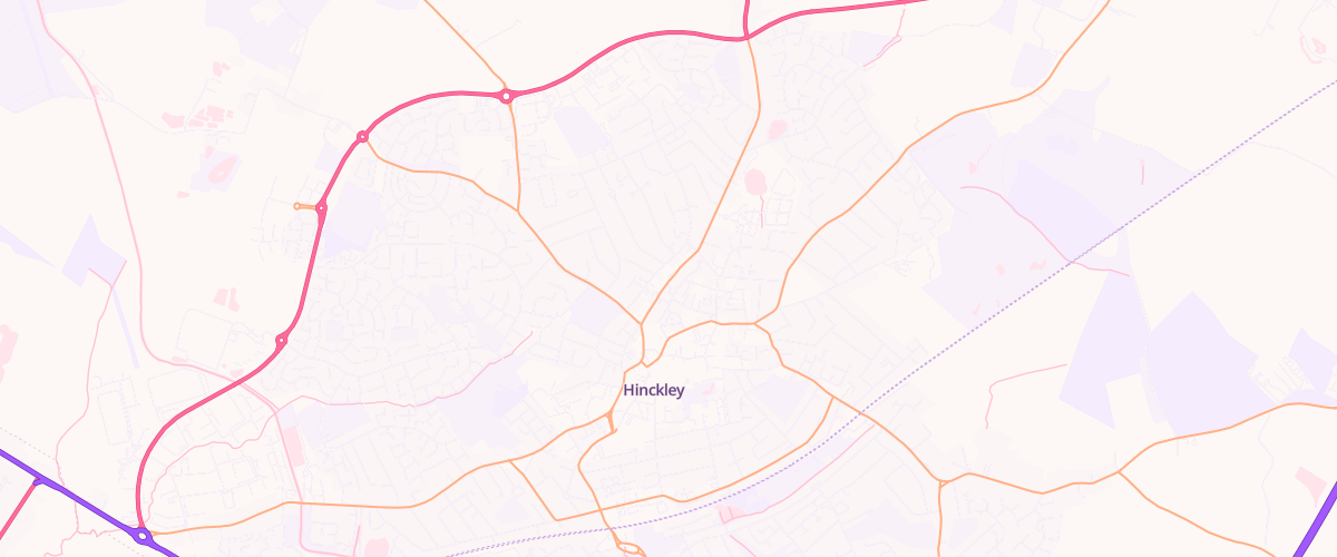 Map showing the location of Mfg Bond Street