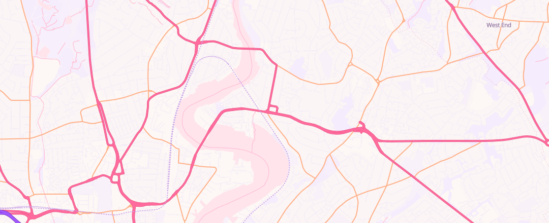 Map showing Kwik - Fit, Southampton