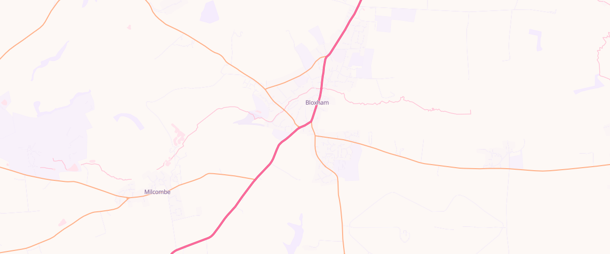 Map showing the location of Mfg Bloxham