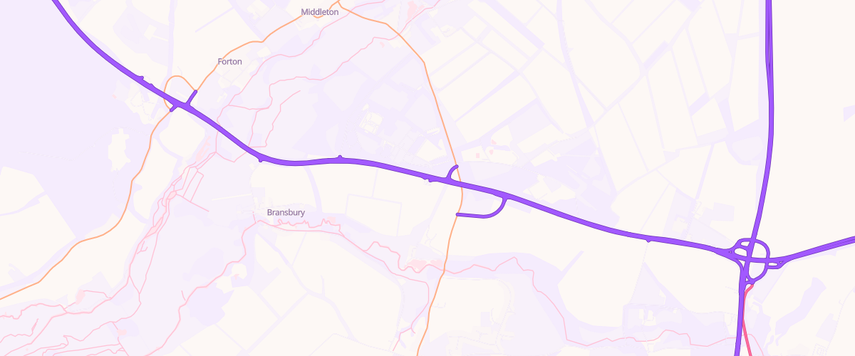 Map showing the location of Mfg Barton Stacey