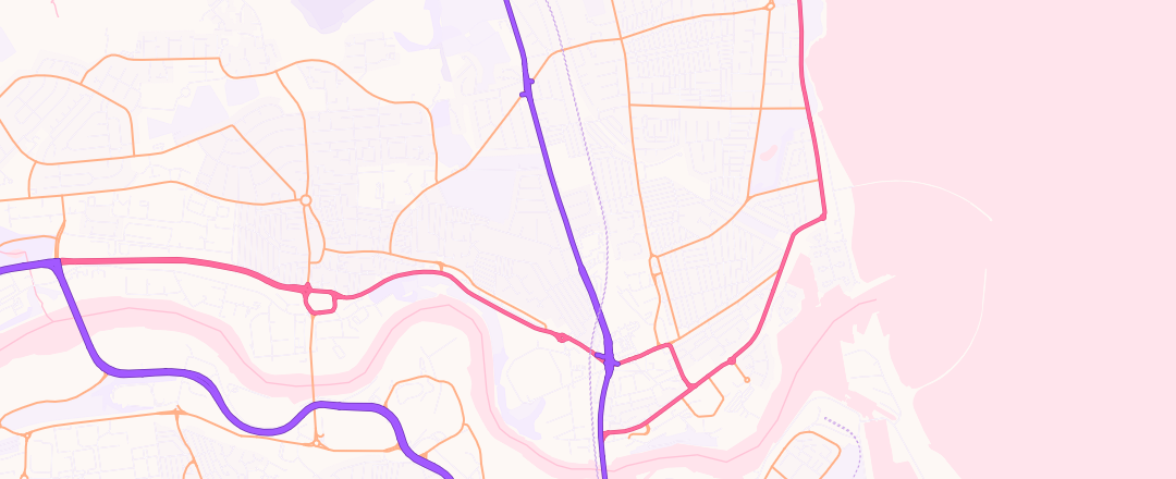 Map showing Stoneacre, Sunderland
