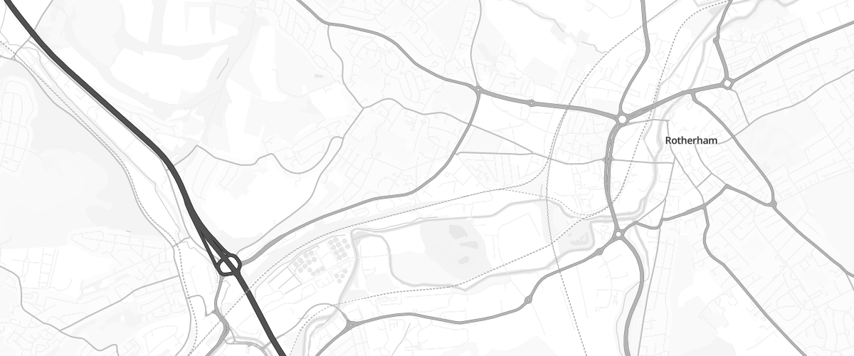 Map showing the location of Meadowbank Service Station