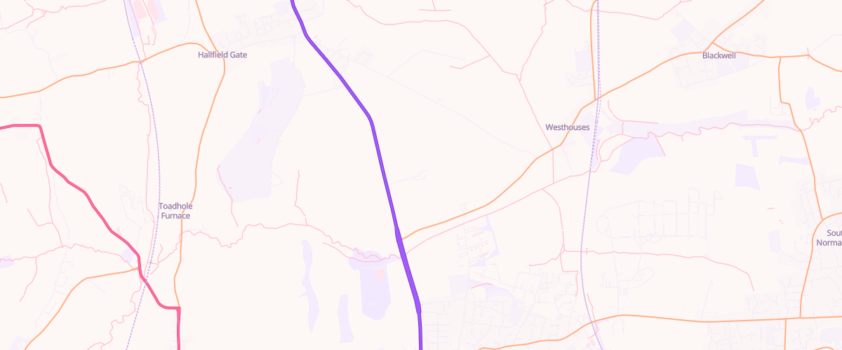 Map showing the location of Asda Adastra Express Petrol