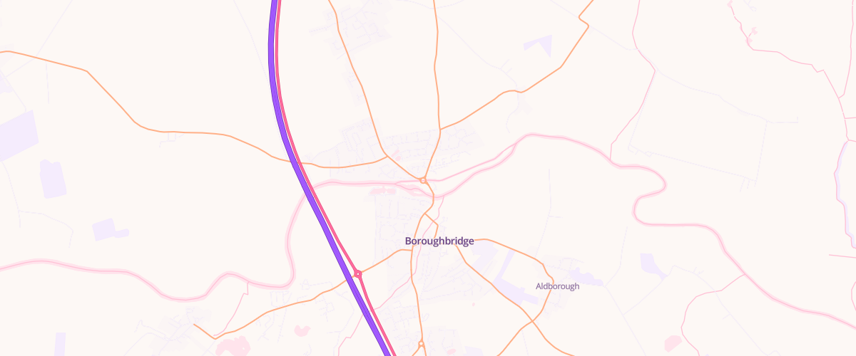 Map showing the location of Canal Garage