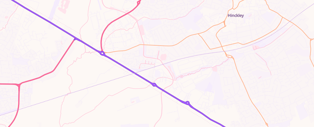 Map showing All Makes Garage Midlands Limited, Hinckley