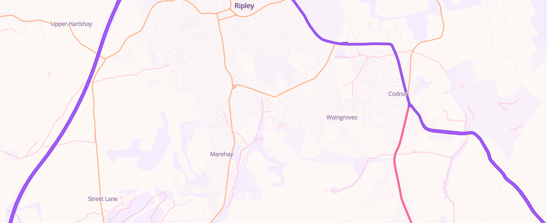 Map showing Repairgeot Limited, Derbyshire