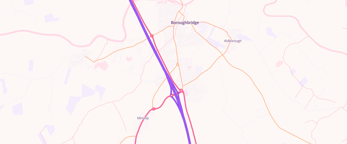 Map showing the location of Mfg Morrisons Boroughbridge