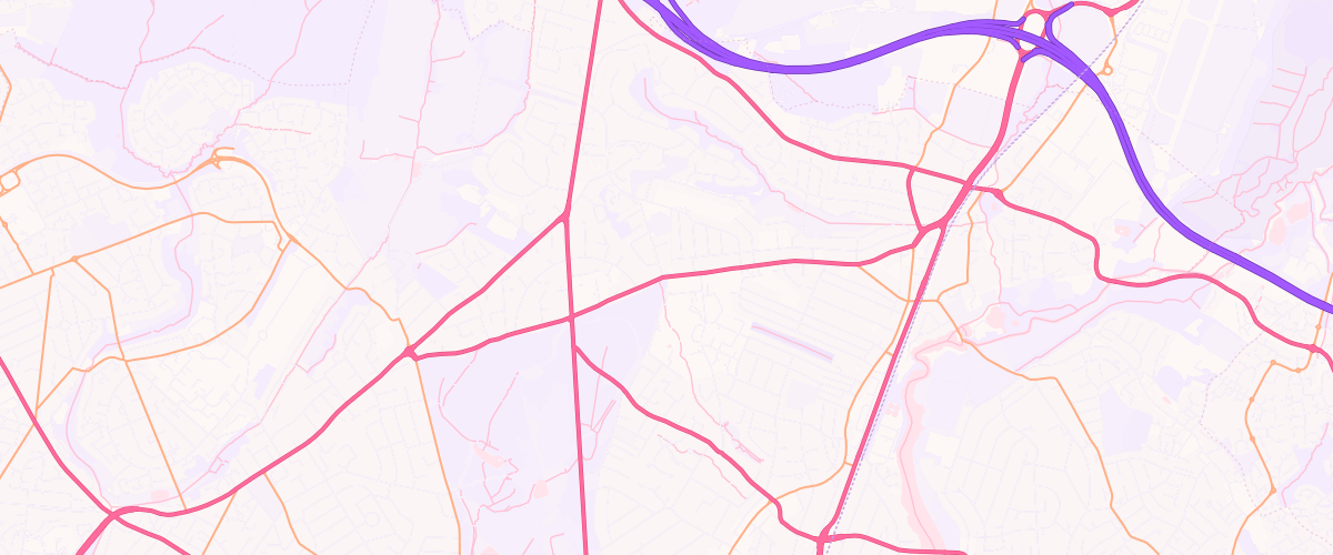 Map showing the location of Mfg Hampton Park
