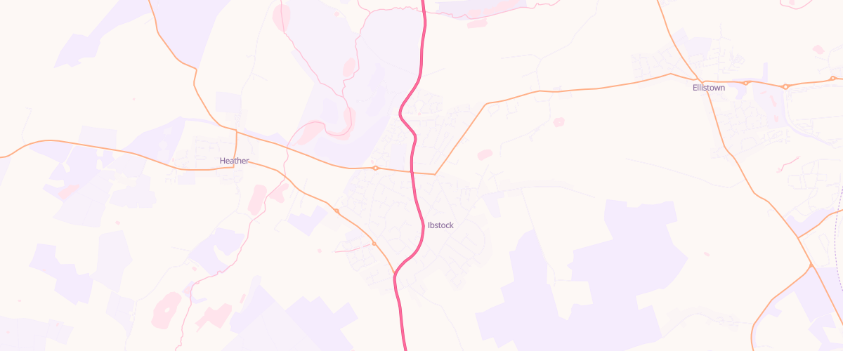Map showing the location of Bp Harvest Energy Ibstock