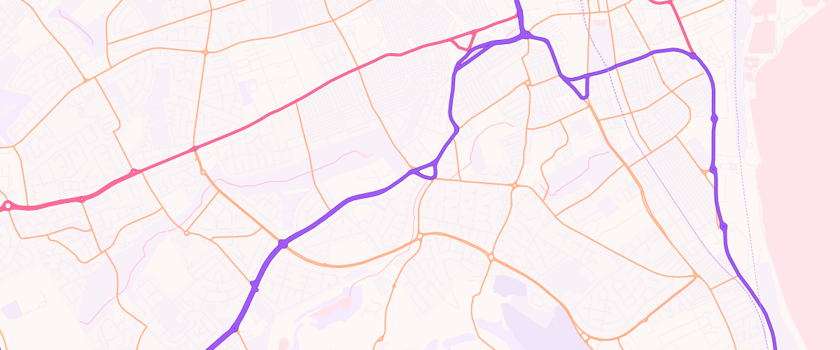 Map showing the location of Asda Barnes Express Petrol