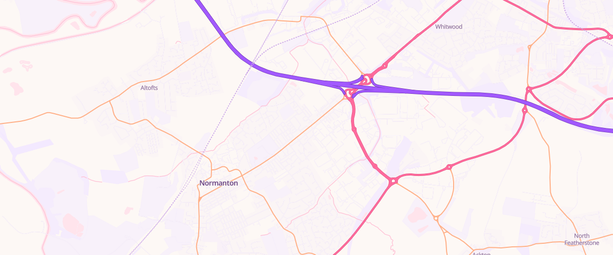 Map showing the location of Prospect Garage