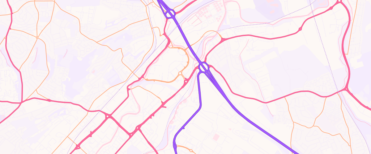Map showing the location of Sainsburys Wadsley Bridge (meadowhall