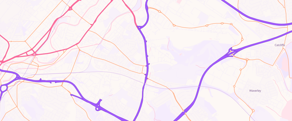 Map showing the location of Ring Road Service Station