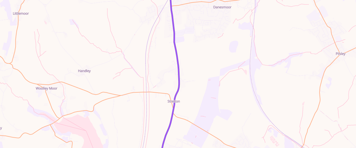 Map showing the location of Bp Harvest Energy Stretton