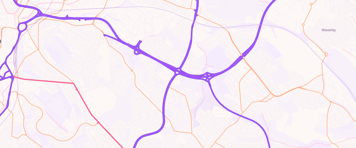 Map showing the location of Asda Parkway Express Petrol