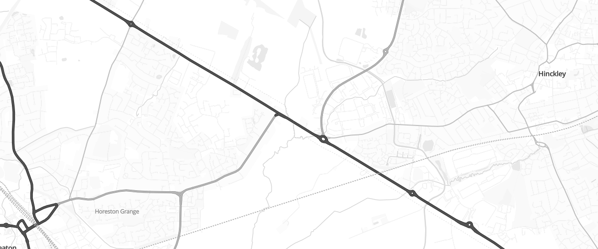 Map showing the location of Eg Hinckley a5 Pfs
