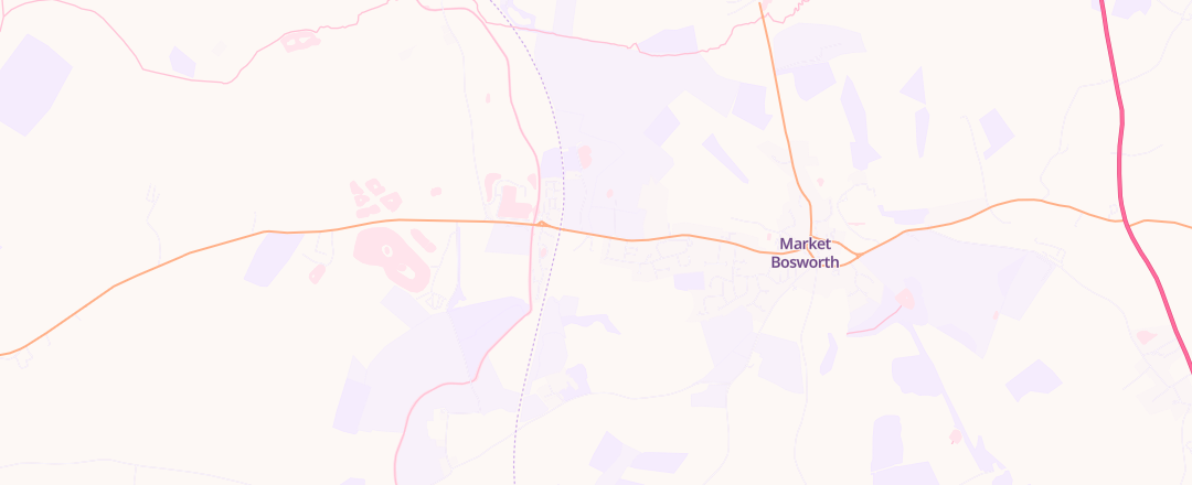 Map showing Station Garage, Nuneaton
