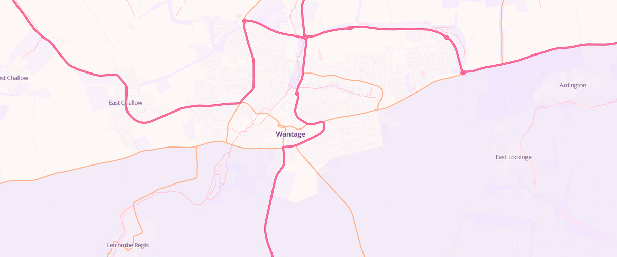 Map showing the location of Broadway Motors